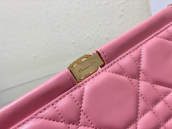  Handbags Dior Caro Colle Noire 5166 size:27.5 x 14 x 4.5 cm