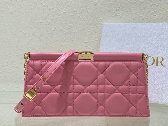  Handbags Dior Caro Colle Noire 5166 size:27.5 x 14 x 4.5 cm