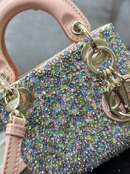  Handbags Lady Dior S0856 size:12*10.5*5 cm