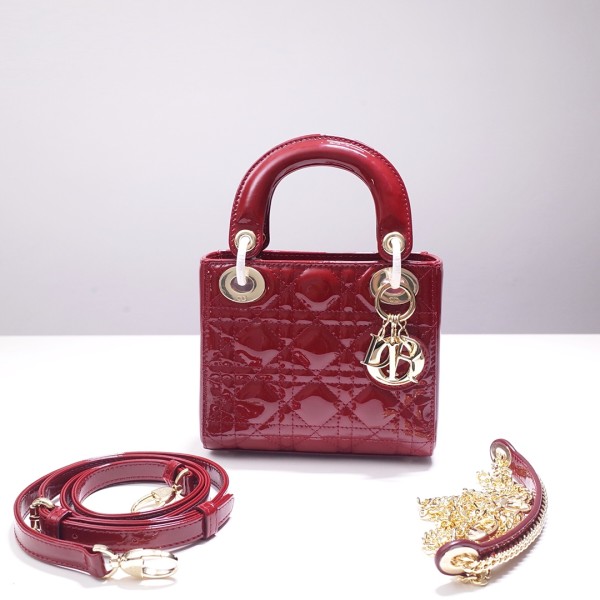  Handbags Dior Mini lady classic 44531 size:17 cm