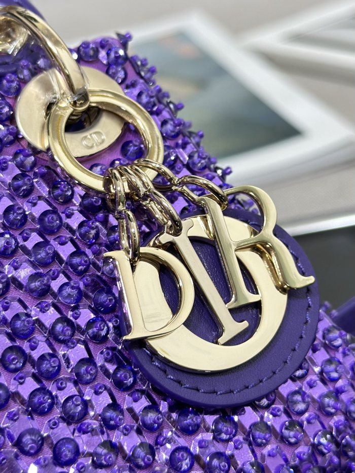  Handbags Lady Dior S0856 size:12*10.5*5 cm