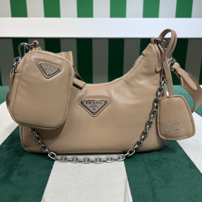  Handbags Prada 1BH240 size:22*12*6 cm