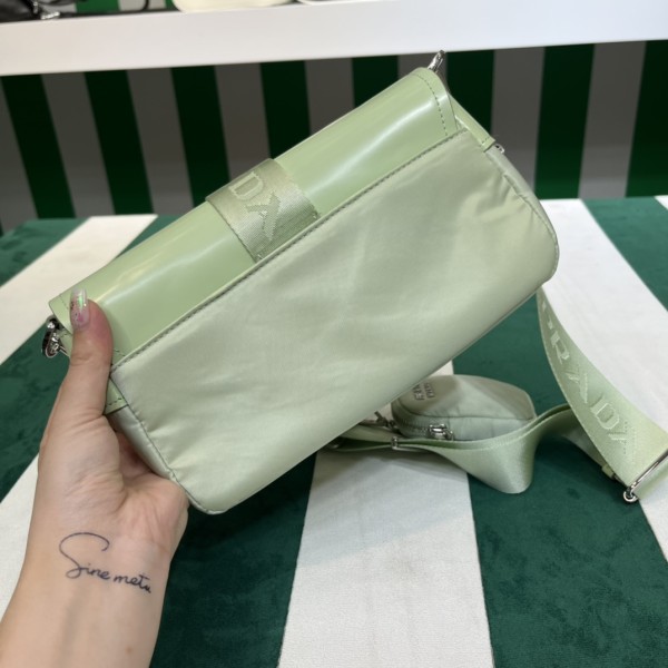  Handbags Prada 1BD295  size:22*7.5*14 cm