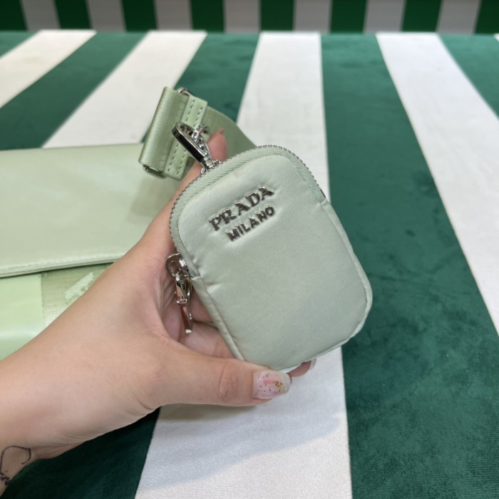  Handbags Prada 1BD295  size:22*7.5*14 cm