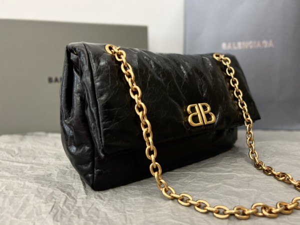  Handbags Balenciaga 𝐌𝐨𝐧𝐚𝐜𝐨 0919 size:27.5*18*9.9 cm