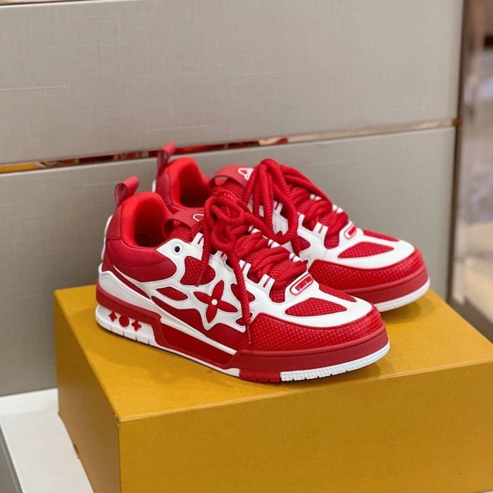 Louis Vuitton LV Skate Sneaker Red White