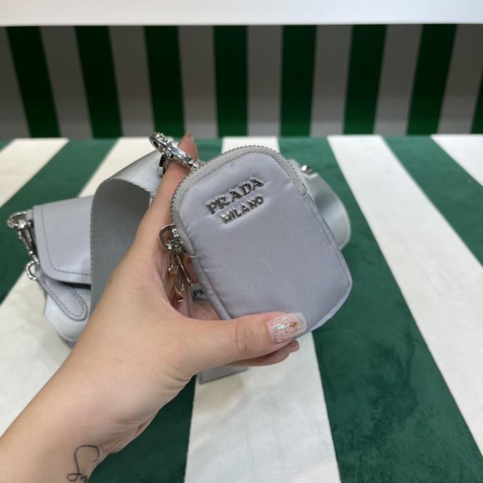  Handbags Prada 1BD295  size:22*7.5*14 cm