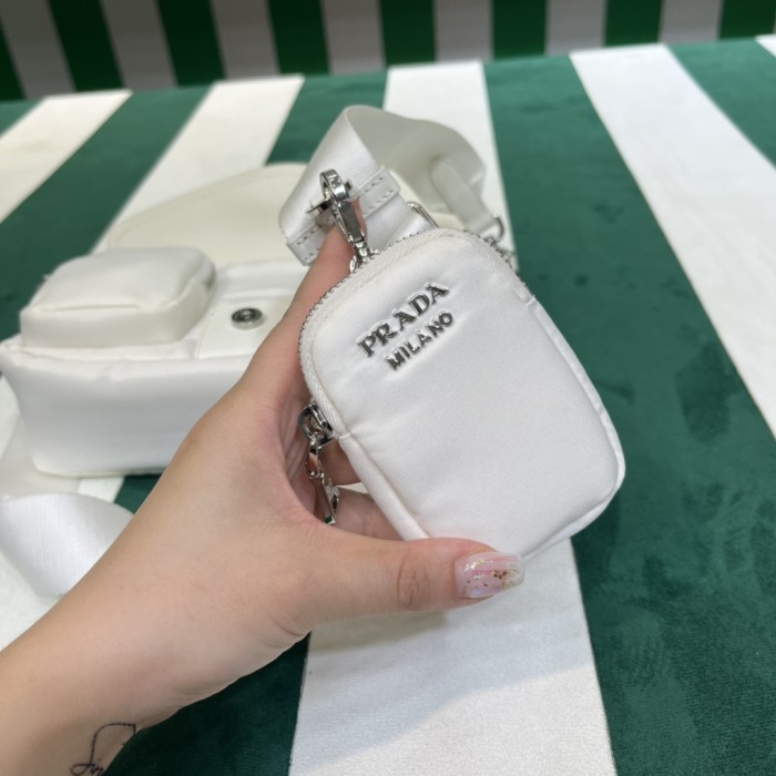  Handbags Prada 1BD295  size:22*7.5*14 cm