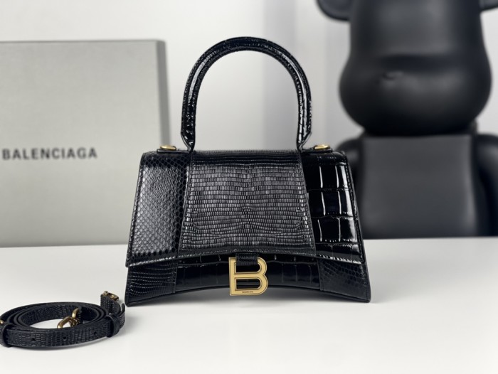 Handbags Balenciaga 𝗛𝗼𝘂𝗿𝗴𝗹𝗮𝘀𝘀 127 size:23x10x24 cm
