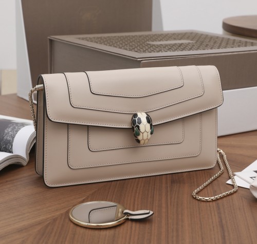  Handbags Bvlgari 370449850 size:25*12*3.5 cm