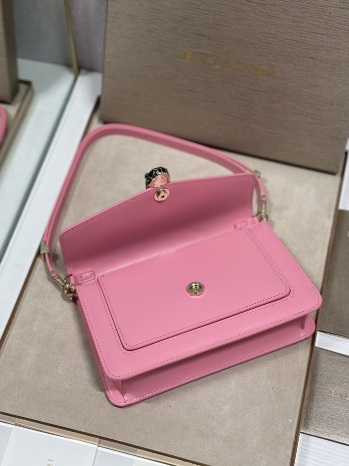  Handbags Bvlgari 292104 size:22*15*4.5 cm