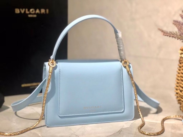  Handbags Bvlgari 288739 size:18.5*13*6.5 cm