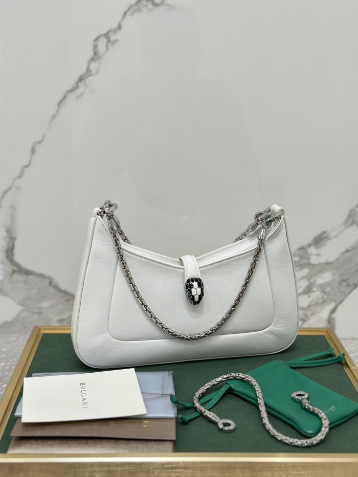  Handbags Bvlgari 293208 size:27.5*18*3.5 cm