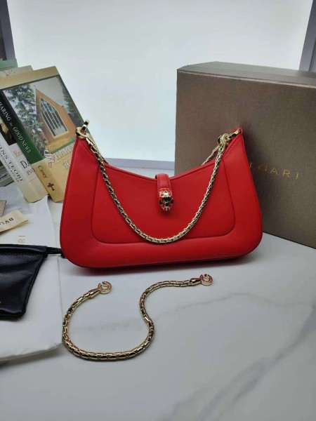  Handbags Bvlgari 293208 size:27.5*18*3.5 cm