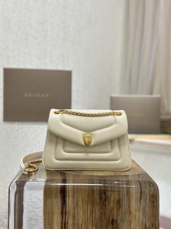  Handbags Bvlgari 292123 size:22.5*15*7 cm