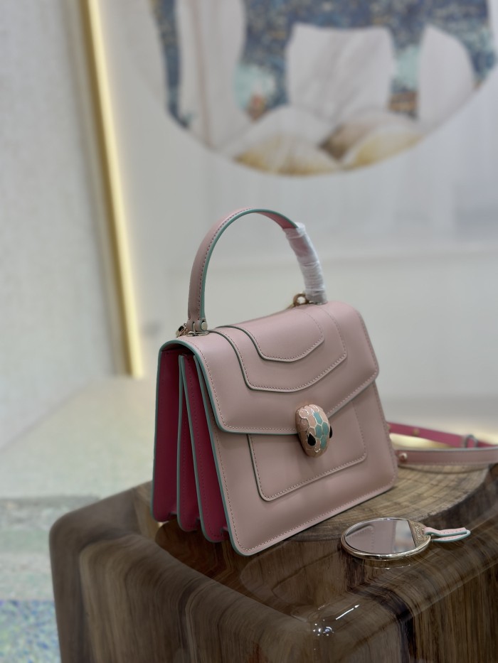  Handbags Bvlgari 38329 size:18*16*9 cm