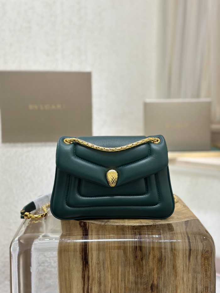  Handbags Bvlgari 292123 size:22.5*15*7 cm