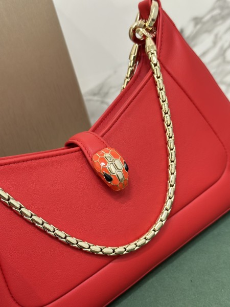  Handbags Bvlgari 293208 size:27.5*18*6.5 cm