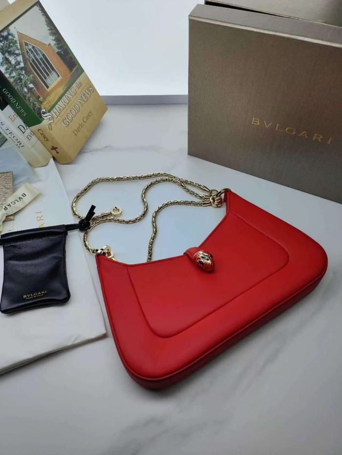 Handbags Bvlgari 293208 size:27.5*18*3.5 cm