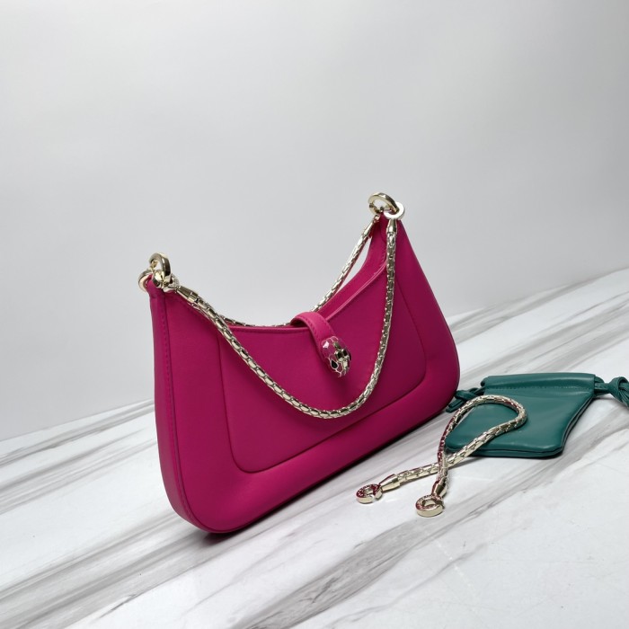  Handbags Bvlgari 293208 size:27.5*18*3.5 cm