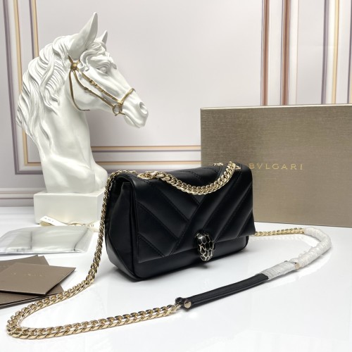  Handbags Bvlgari 287993 size:22.5*15*10 cm