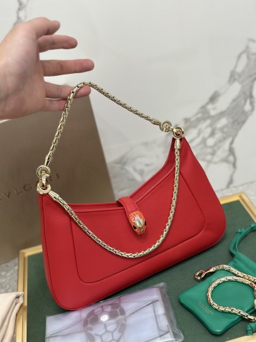  Handbags Bvlgari 293208 size:27.5*18*6.5 cm