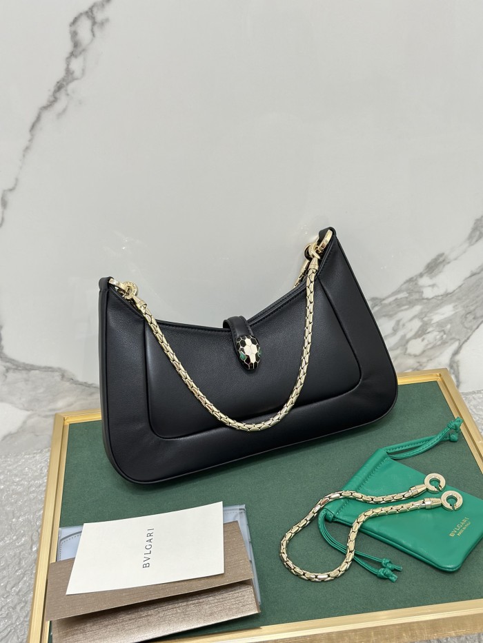  Handbags Bvlgari 293208 size:27.5*18*3.5 cm