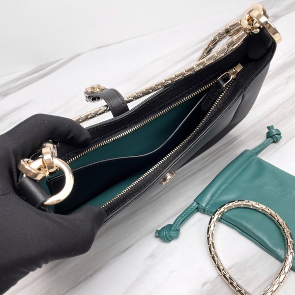  Handbags Bvlgari 293208 size:27.5*18*3.5 cm