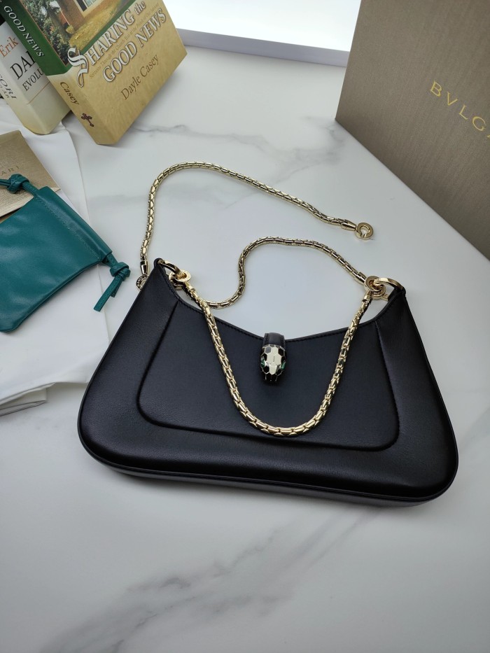  Handbags Bvlgari 293208 size:27.5*18*3.5 cm