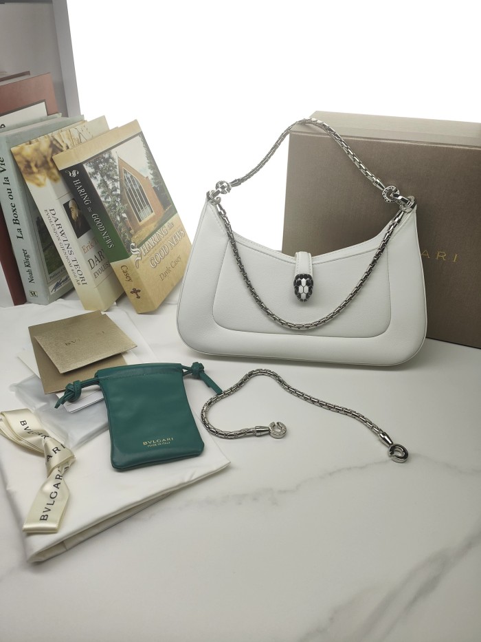  Handbags Bvlgari 293208 size:27.5*18*3.5 cm