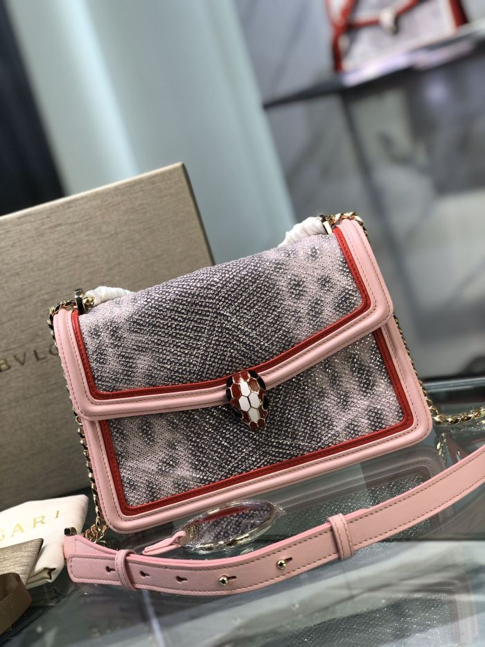  Handbags Bvlgari 287656 size:24*16*6.5 cm