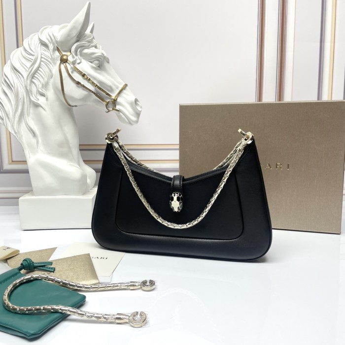  Handbags Bvlgari 293208 size:27.5*18*4.5 cm