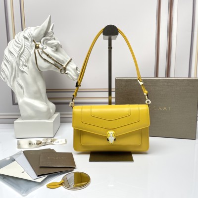  Handbags Bvlgari 292104 size:22*15*4.5 cm