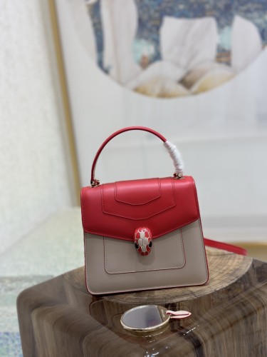  Handbags Bvlgari 38329 size:18*16*9 cm