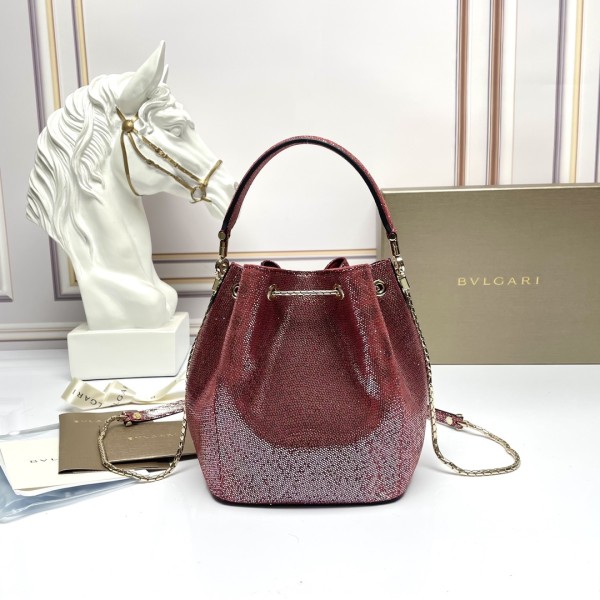  Handbags Bvlgari B287614 size:16*20*10.5 cm