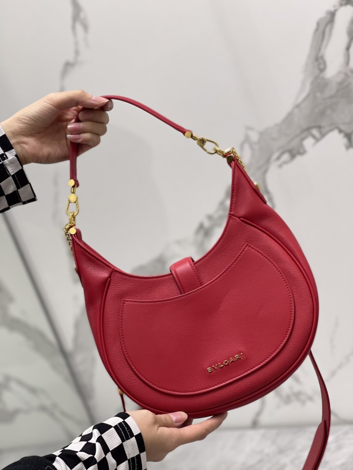  Handbags Bvlgari 291636 size:25.5*25*5.5 cm