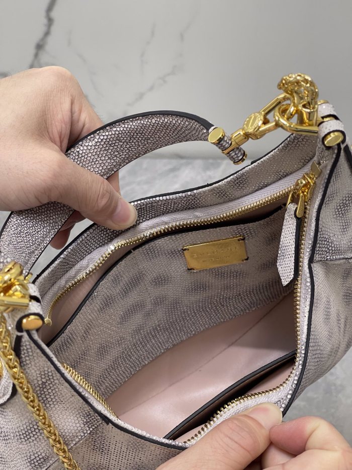  Handbags Bvlgari 291636 size:25.5*25*5.5 cm