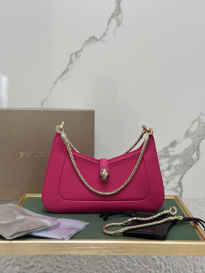  Handbags Bvlgari 293208 size:27.5*18*6.5 cm
