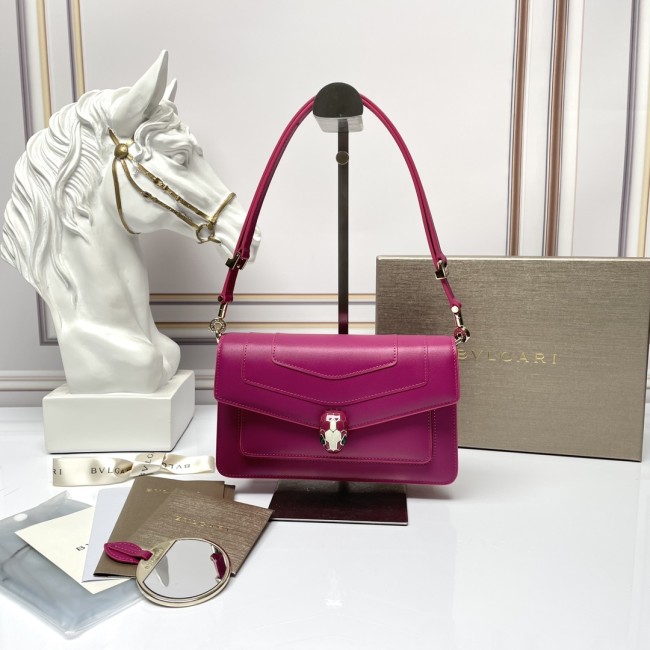  Handbags Bvlgari 292104 size:22*15*4.5 cm