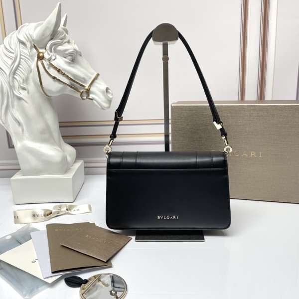  Handbags Bvlgari 292104 size:22*15*4.5 cm