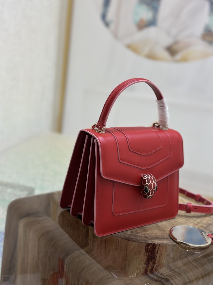  Handbags Bvlgari 38329 size:18*16*9 cm