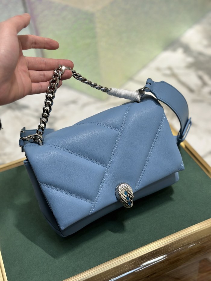  Handbags Bvlgari 291088 size:22.5*15*10 cm