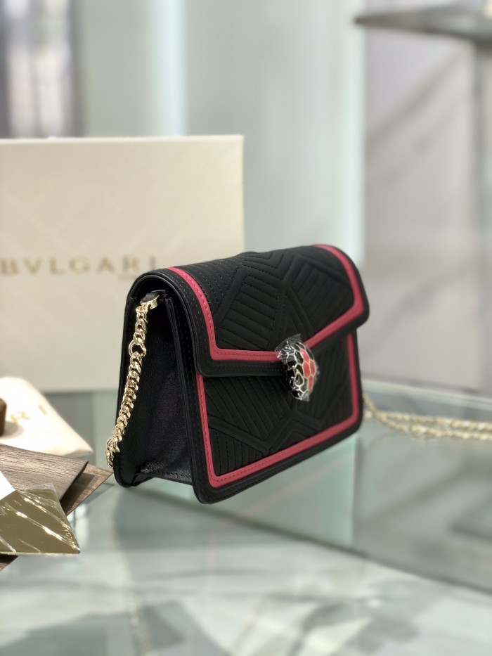  Handbags Bvlgari Serpenti Forever 288104 size:17*11*5 cm