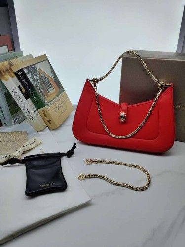  Handbags Bvlgari 293208 size:27.5*18*3.5 cm