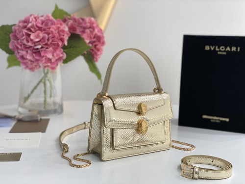  Handbags Bvlgari 8739 size:19*13*6.5 cm