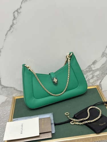  Handbags Bvlgari 293208 size:27.5*18*3.5 cm
