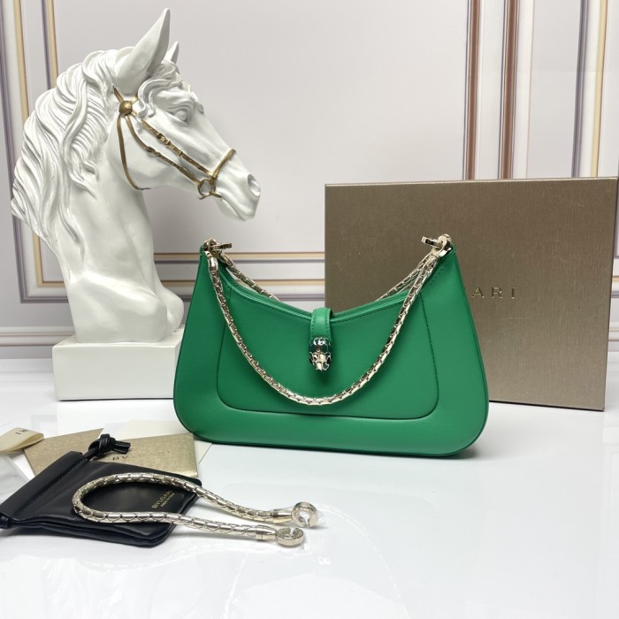  Handbags Bvlgari 293208 size:27.5*18*4.5 cm