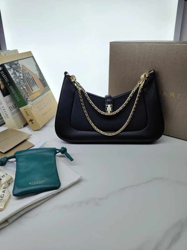  Handbags Bvlgari 293208 size:27.5*18*3.5 cm