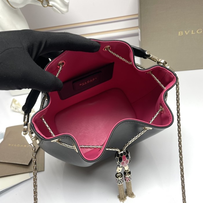  Handbags Bvlgari B287614 size:16*20*10.5 cm