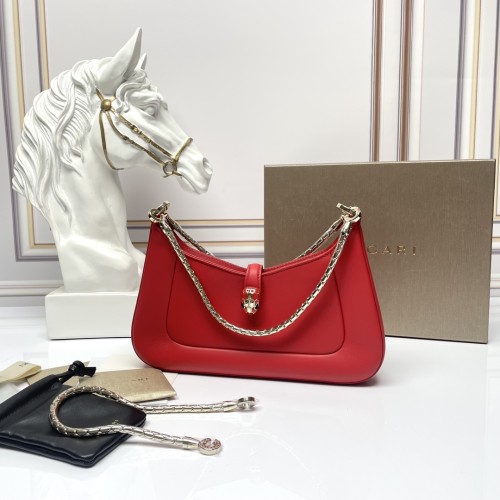  Handbags Bvlgari 293208 size:27.5*18*4.5 cm